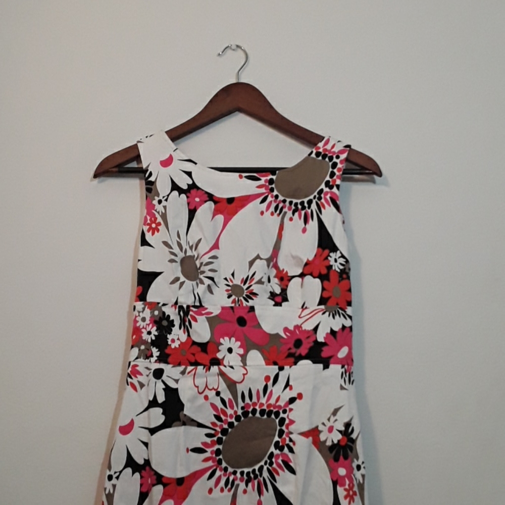 London Style Woman Dress -flower pattern